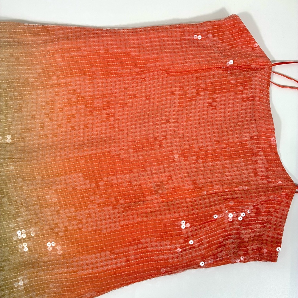 Veronica Beard Leda Sequin Midi Dress Ombre Multi 4 6 NWT Gradient Column Glam - Picture 16 of 17